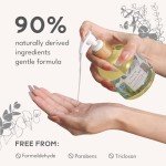 ROMIIE ZOI Eucalyptus & Mint Liquid Hand Soap Refills, Gentle & Moisturizing Formula, Natural Cruelty-Free Soap, Large 750 ML Bottles Bulk for Kitchen, Bathroom, and Dispensers (26 FL OZ, Pack of 3)