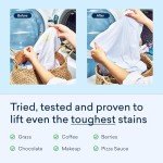 BLUELAND Laundry Detergent Tablets, Starter Set, 60 Count with Tin, Spring Bloom Scent, Plastic-Free Eco-Friendly Pods, Sheets, Liquid Alternative - Natural, Gentle, Non Toxic