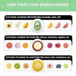 4 Pcs Reusable Avocado Onion Lemon Tomatoes Saver Keeper, Silicone Fruit and Vegetable Anti-Oxidation Storage Box Refrigerator, Fruit Veggie Holder Containers for Fridge (Cyan, Purple, Red And Yellow)