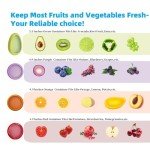 FUTIKOA 5 Pack Avocado Saver and Onion Storage – Reusable Silicone Stretch Pods, Airtight Fresh pods food storage for Fridge,BPA-Free -Ideal for Avocado, Tomato, Lemon, Orange, Onion, Snacks