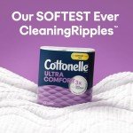 Cottonelle Ultra Comfort Toilet Paper, Strong Toilet Tissue, 9 Mega Rolls