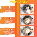 Laundry Detergent Sheets 100 Loads（50 Sheet）,Eco-Friendly Hyperconcentraction Travel Laundry Detergent Sheets,Fresh Linen Scent,No Plastic Washer Laundry Soap Sheet