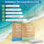 Laundry Detergent Sheets - 32 Sheets (64 Loads) - Travel Friendly - Hypoallergenic - Non Toxic Laundry Detergent - Eco Friendly - Plastic-Free - Tropical Jungle Scent - For Sensitive Skin