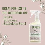 MRS. MEYER'S CLEAN DAY Vinegar Gel Cleaning Spray, Bathroom Use, No-Rinse Formula, Plant-Derived Cleaning Ingredients, Apple Blossom, 16 Fl Oz, Pack of 1