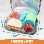 Bentology Lunch Box for Boys- Kids Insulated, Durable Lunchbox Tote Bag Fits Bento Boxes, Containers, Jars & Water Bottles- Reusable School Lunch Sleeve Keeps Food Hotter or Colder Longer- Airplane