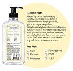 J.R. Watkins Liquid Hand Soap With Dispenser, Moisturizing Hand Soap, Alcohol-Free and Cruelty-Free, Use For Bathroom or Kitchen, Lemon, 11 Fl Oz, 3 Pack