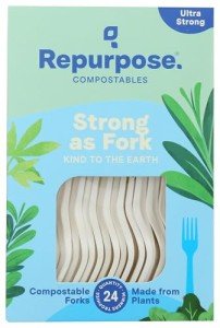 Repurpose 855995003068 Disposable Tableware, Off-White