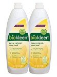 Biokleen Dish Liquid Soap - 50 Ounce - Lemon Thyme Dish-Washing, Hand Moisturizing, Eco-Friendly, Plant-Based, No Artificial Fragrance, Colors or Preservatives