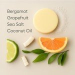 Vove Natural Dish Soap Bar | Bergamot & Grapefruit Essential Oils | Zero Waste Dishwashing Blocks | Plastic-Free Kitchen Soap Cold Pressed | Plant-Based & Eco-Friendly | Single bar (3.5 oz)