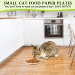 GREENESAGE Small Paper Plates 6 inch, Compostable Eco Friendly Disposable Plates for Appetizer, Cake, Dessert