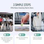 Natural Dishwasher Detergent Tablets - Plant Based Alternative Refill Pack Dishwashing Tabs - Eco-Friendly And Plastic Free Way To Cleaner Dishes - 30/60/90 Refills Dish Washer Soap Pods (90 Pack)
