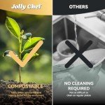 JOLLY CHEF Compostable 𝟱 Compartment Paper Plates 𝟭𝟬 * 𝟴 𝗶𝗻𝗰𝗵 [𝟭𝟮𝟱 𝗣𝗮𝗰𝗸] Heavy Duty Divided Disposable Eco-Friendly Biodegradable Containers Food Trays for Dinner Lunch Buffet(Brown)