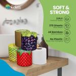Gaias Premium Bamboo Toilet Paper - 12 Rolls
