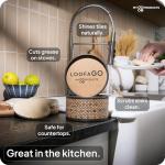 LoofaGO Natural Loofah Sponges (10-Pack) – Biodegradable, Eco-Friendly, Plastic-Free Scrubbers for Dishwashing, Shower, Kitchen & Body – Zero Waste Cleaning Pads by myGOproducts