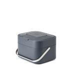 Joseph Joseph Intelligent Waste Compost Bin Food Waste Caddy with Odor Filter and Ventilation, 1 gallon / 4 liters, Graphite
