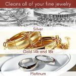 Pro Size Polishing Cloth Set of 2 Large Cleaning Cloths Pure Cotton Made in USA for Gold Silver and Platinum Jewelry Coins Watch, Silverware 11 x 14 inches each Tarnish Remover Keeps Jewelry Shining