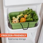 Full Circle Scrap Happy Scrap Collector and Freezer Compost Bin, Green (FC11302-G)