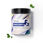 Retsip Toothpaste Tablets - 5% Nano Hydroxyapatite, Fluoride Free, Travel Friendly, Eco &Plastic Free, Remineralize & Whitening - 186pcs