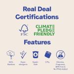 100% Bamboo Toilet Paper - 12 Rolls, Eco-Friendly