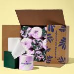 100% Bamboo Toilet Paper - 12 Rolls, Eco-Friendly