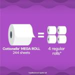 Cottonelle Ultra Comfort Toilet Paper, Strong Toilet Tissue, 9 Mega Rolls