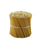 Danilovo Pure Beeswax Candles - Honey-Scented, Decorative Thin Taper Candles - Ideal for Birthday Decoration or Church Prayers - Drip Free, Tall & Smokeless Pack of 50 pcs, 6.3 x 0.2 inch