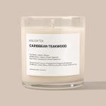 Enlighten Caribbean Teakwood Candle | Luxurious Leather, Black Pepper, Tobacco Scent | Double Scent Load for Enhanced Aroma | Eco-Friendly, Hand-Poured Soy Wax | 12oz Glass Tumbler | Made in USA