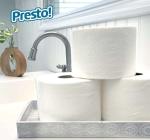 Amazon Brand - Presto! 2-Ply Ultra-Soft Toilet Paper, 24 Family Mega Rolls = 120 regular rolls, 6 Count (Pack of 4), Unscented