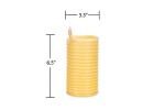 Candle by the Hour 80-Hour Refill, Eco-friendly Natural Beeswax with Cotton Wick