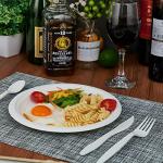ECOLipak 120 Pack Compostable Paper Plates, 9 inch and 7 inch Heavy Duty Disposable Paper Plates, Eco friendly Sugarcane Biodegradable for Party Dinner Birthday