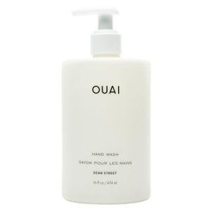 OUAI Hand Wash, Dean Street - Liquid Hand Soap with Jojoba, Avocado, & Rose Hip Oil for Replenished Skin - Gentle Exfoliating Kitchen & Bathroom Soap (16 Fl Oz)