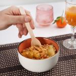 Pantry Value [100 Count] Wooden Spoons Disposable, Splinter-free Biodegradable Spoons, Eco-friendly, Compostable Utensils for Outdoors, Parties, and events