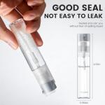 Bomeiyi 4 Pack Refillable Spray Bottle, Reversible Small Empty Spray Bottle with Fine Mist, Leak Proof - for Cleaning Solutions, Mosquito prevention, Face & Hair Mist - 4pk 1 OZ / 30 ML