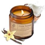 ARCASA Organic Coconut Vanilla Candles - Non Toxic Soy Candles for Home, Stress Relief & Meditation (7oz)