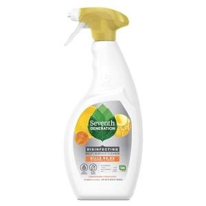 Seventh Generation Disinfecting Spray Multi Purpose Cleaner Lemongrass Citrus Disinfectant Cleaner 26 oz (Packaging May Vary)