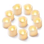 Homemory 24Pcs Flickering Flameless Candle Battery Operated, 200+Hours Fake Electric LED Tea Lights for Votive, Centerpiece Table Decorations, Wedding, Aniversary, Halloween, Christmas