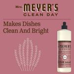 MRS. MEYER'S CLEAN DAY Liquid Dish Soap, Biodegradable Formula, Rosemary, 16 fl. oz