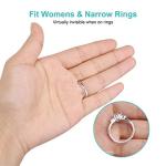 Invisible Ring Size Adjuster for Loose Rings Ring Adjuster Fit Any Rings, Assorted Sizes of Ring Sizer