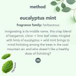Method Daily Shower Spray Cleaner, Eucalyptus Mint, For Showers, Tile, Fixtures, Glass and Tubs, fl 28 oz (Pack of 1)