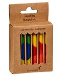 Papyrus Eco-Friendly Birthday Candles, Layered Primary Colors (12-Count)