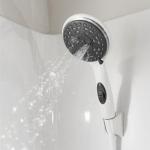 Dura Faucet Premium RV Handheld Shower Wand with Eco-Friendly On/Off Switch (White)