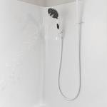 Dura Faucet Premium RV Handheld Shower Wand with Eco-Friendly On/Off Switch (White)