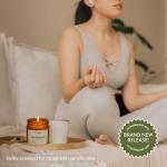 Bare Botanics Warm Vanilla Oak 9oz Soy Candle - 100% Plant-Based Fragrance Oils - Premium, Non-Toxic Candle - Softly Scented Natural Soy Wax - Handpoured in WI - 40 Hrs Long Burning & Ready to Gift