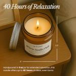 Bare Botanics Warm Vanilla Oak 9oz Soy Candle - 100% Plant-Based Fragrance Oils - Premium, Non-Toxic Candle - Softly Scented Natural Soy Wax - Handpoured in WI - 40 Hrs Long Burning & Ready to Gift