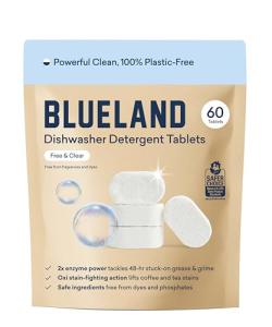 Plastic-Free Dishwasher Detergent Tablets - 60 Washes