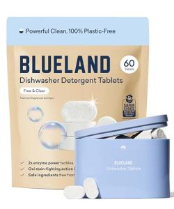 Plastic-Free Dishwasher Detergent Tablet Set - 60 Washes