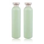 UMETASS 13.5oz Squeeze Bottles with Flip Cap, Refillable Plastic Travel Bottles for Creams, Lotion, Shampoo, Conditioner (2 Pcs)