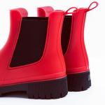 Fubotao Women’s Short Rain Boots Waterproof Chelsea Rain Boots For Ladies