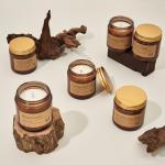 M&SENSE 6 Pack Candles Gift for Home Scented Aromatherapy Candle Set for Women Soy Wax Long Lasting Amber Jar Candles Gift for Birthday Housewarming Mother's Valentine Day