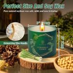 Citronella Candles Outdoor Natural Mosquito Bug Repellent Soy Wax Tin Candles Eco-Friendly Gift for Women Suit for Garden, Patio, Camping, Summer Parties